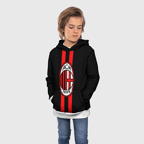 Детская толстовка AC Milan 1899 / 3D-Белый – фото 3