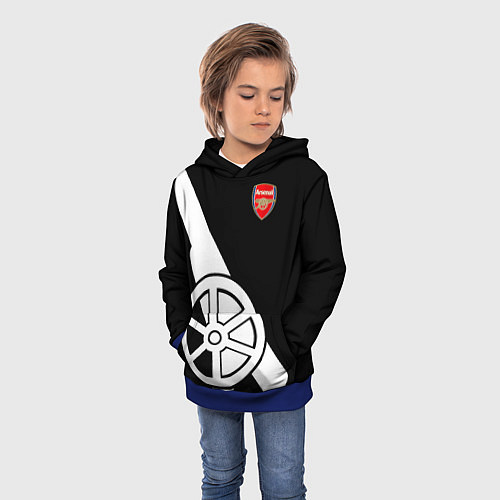Детская толстовка FC Arsenal: Exclusive / 3D-Синий – фото 3