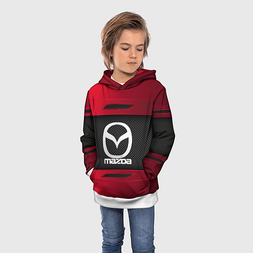 Детская толстовка Mazda Sport / 3D-Белый – фото 3