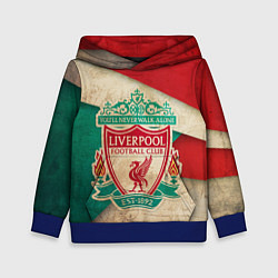Толстовка-худи детская FC Liverpool: Old Style, цвет: 3D-синий