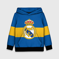 Толстовка-худи детская Реал Мадрид, цвет: 3D-черный
