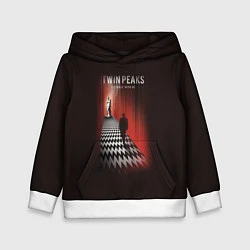 Толстовка-худи детская Twin Peaks: Firewalk with me, цвет: 3D-белый