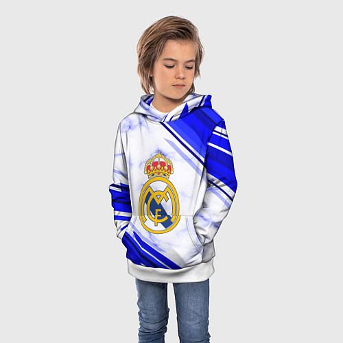 Детская толстовка Real Madrid / 3D-Белый – фото 3