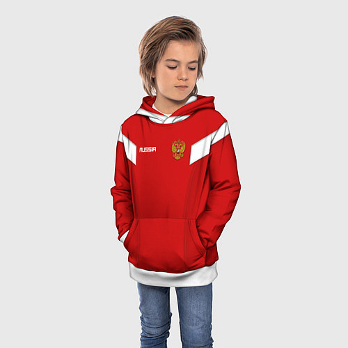 Детская толстовка Сборная России / 3D-Белый – фото 3