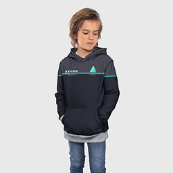 Толстовка-худи детская Detroit: AX400, цвет: 3D-меланж — фото 2