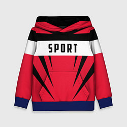 Толстовка-худи детская Sport: Red Style, цвет: 3D-синий