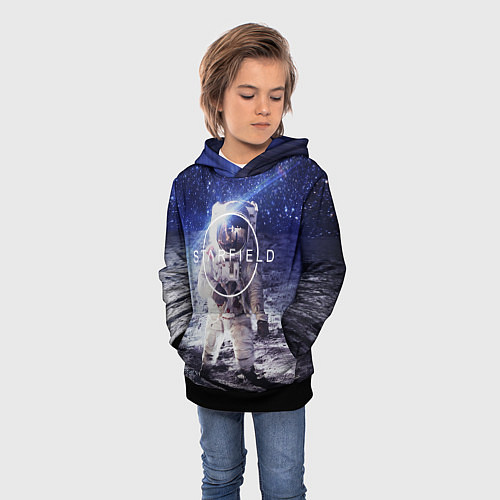 Детская толстовка Starfield / 3D-Черный – фото 3