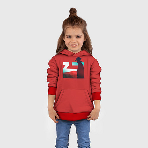 Детская толстовка ZHU: Red Desert / 3D-Красный – фото 4