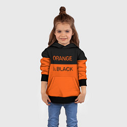 Толстовка-худи детская Orange Is the New Black, цвет: 3D-черный — фото 2