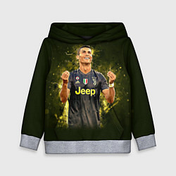 Толстовка-худи детская Ronaldo: Juve Sport, цвет: 3D-меланж