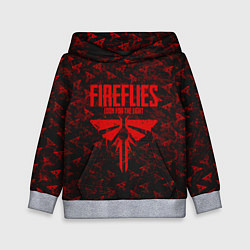 Толстовка-худи детская Fireflies: Red Logo, цвет: 3D-меланж