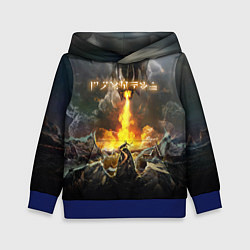 Толстовка-худи детская TES: Dragon Flame, цвет: 3D-синий