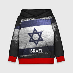 Толстовка-худи детская Israel Style, цвет: 3D-красный