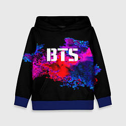 Толстовка-худи детская BTS: Colors Explode, цвет: 3D-синий