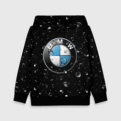 Толстовка-худи детская BMW под Дождём, цвет: 3D-черный