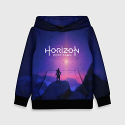Толстовка-худи детская Horizon Zero Dawn: Neon Space, цвет: 3D-черный