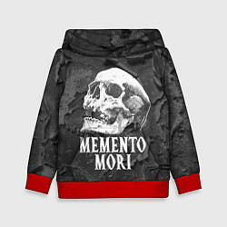 Толстовка-худи детская Memento Mori, цвет: 3D-красный