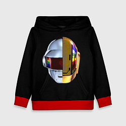 Толстовка-худи детская Daft Punk: Smile Helmet, цвет: 3D-красный