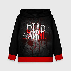 Толстовка-худи детская Dead by April, цвет: 3D-красный