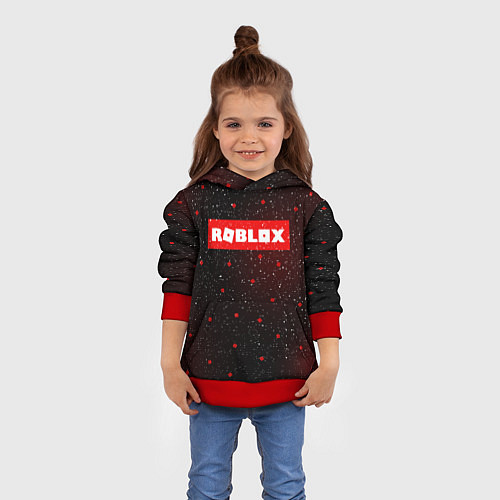 Детская толстовка ROBLOX / 3D-Красный – фото 4