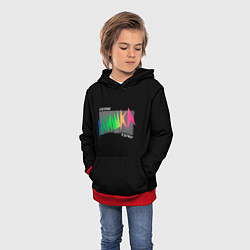 Толстовка-худи детская Mishka NYC x Tessa Violet, цвет: 3D-красный — фото 2