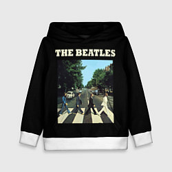 Толстовка-худи детская The Beatles: Abbey Road, цвет: 3D-белый