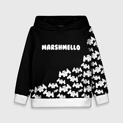 Толстовка-худи детская Marshmello: Dark Side, цвет: 3D-белый