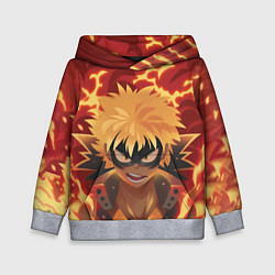 Толстовка-худи детская Boku no Hero Academia, цвет: 3D-меланж