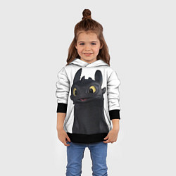 Толстовка-худи детская Черная фурия, цвет: 3D-черный — фото 2