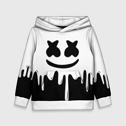 Толстовка-худи детская MELLO BLACK x WHITE, цвет: 3D-белый