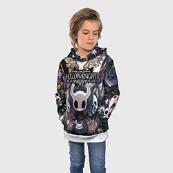 Толстовка-худи детская Hollow Knight, цвет: 3D-белый — фото 2