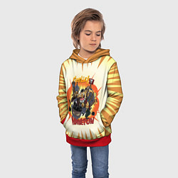 Толстовка-худи детская Techies габен - Have Fun!, цвет: 3D-красный — фото 2