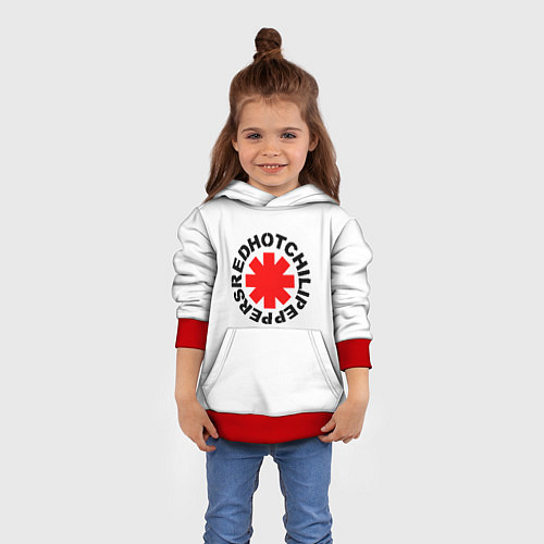 Детская толстовка RED HOT CHILI PEPPERS / 3D-Красный – фото 4