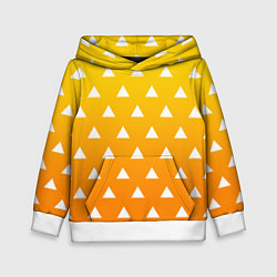 Толстовка-худи детская ZENITSU ЗЕНИТСУ КИМОНО, цвет: 3D-белый