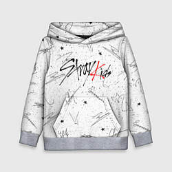Толстовка-худи детская STRAY KIDS АВТОГРАФЫ, цвет: 3D-меланж