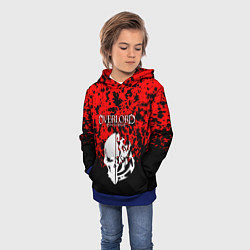 Толстовка-худи детская OVERLORD, цвет: 3D-синий — фото 2