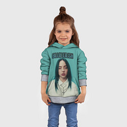 Толстовка-худи детская BILLIE EILISH, цвет: 3D-меланж — фото 2