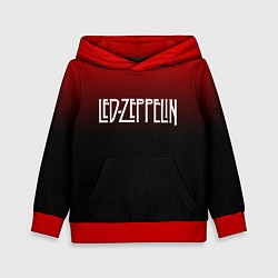 Толстовка-худи детская Led Zeppelin цвета 3D-красный — фото 1