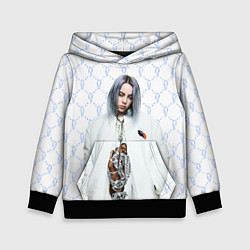 Толстовка-худи детская BILLIE EILISH: White Fashion, цвет: 3D-черный