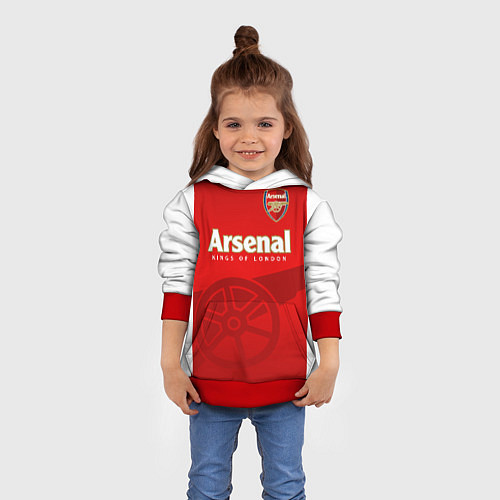 Детская толстовка Arsenal / 3D-Красный – фото 4