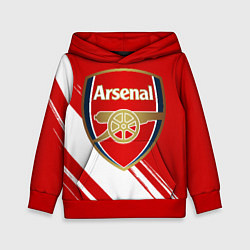 Толстовка-худи детская Arsenal, цвет: 3D-красный
