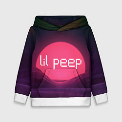 Толстовка-худи детская Lil peepLogo, цвет: 3D-белый