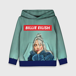 Толстовка-худи детская Billie Eilish, цвет: 3D-синий