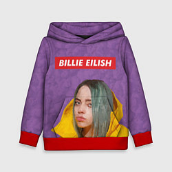 Толстовка-худи детская Billie Eilish, цвет: 3D-красный