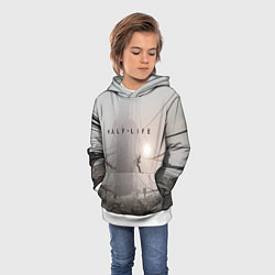Толстовка-худи детская HALF-LIFE, цвет: 3D-белый — фото 2