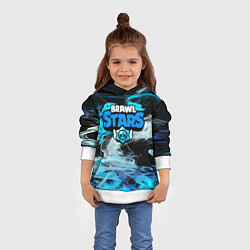 Толстовка-худи детская BRAWL STARS, цвет: 3D-белый — фото 2