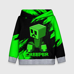 Толстовка-худи детская MINECRAFT CREEPER, цвет: 3D-меланж