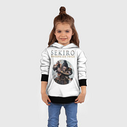 Толстовка-худи детская Sekiro, цвет: 3D-черный — фото 2