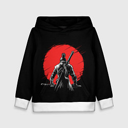 Толстовка-худи детская Sekiro: Shadows Die Twice, цвет: 3D-белый