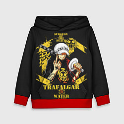 Толстовка-худи детская One Piece Trafalgar Water, цвет: 3D-красный